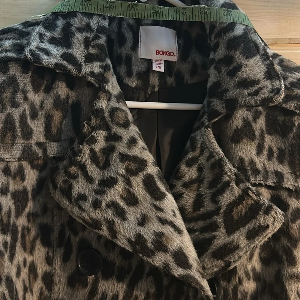 Bongo pea coat leopard vintage - Picture 3 of 7